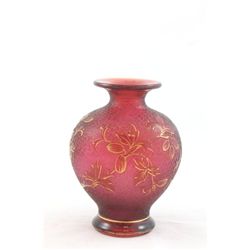 19th c. St. Louis cameo cut vase