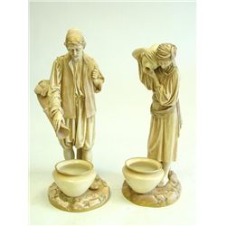 Pair Hadley Worcester figures