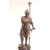 Image 2 : 19th c. bronzed metal statue of a "Knight"