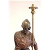Image 3 : 19th c. bronzed metal statue of a "Knight"