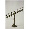 Image 2 : Pair 19th c. brass & bronze 7 light candelabrum