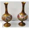 Image 2 : Pair 19th c. porcelain "tapestry" bud vases