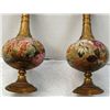 Image 6 : Pair 19th c. porcelain "tapestry" bud vases