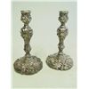 Image 1 : Pair 18th c. English silver candlesticks
