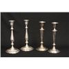 Image 1 : 2 pair sterling candlesticks