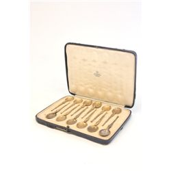12 Asprey demitasse spoons