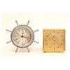 Image 1 : Concord quartz desk clock & Salem ship wheel clock