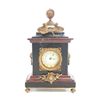 Image 1 : Louis XVI style porphyry, marble & ormolu clock