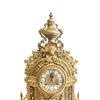 Image 2 : Bronze figural mantle clock
