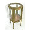 Image 2 : French round curio with bevelled glass on top