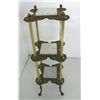 Image 1 : Victorian brass stand with marble inserts