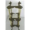 Image 2 : Victorian brass stand with marble inserts