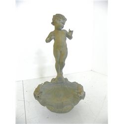 Lead figural fountain
