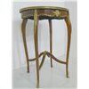 Image 1 : Rouge marble bronze mounted lamp table