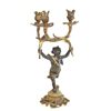 Image 2 : Pair bronze "Cherub" candelabrum signed G. Anfie