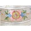 Image 3 : Pairpoint reverse floral painted glass shade lamp