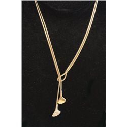 Tiffany gold & diamond necklace