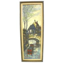 Mid century oil painting signed Gerard