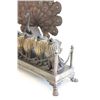 Image 3 : German silver Peacock design Menorah