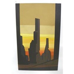 Billy Schonfeld Abstract of "Monument Valley"
