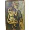 Image 1 : Mid century oil painting on canvas signed Rako