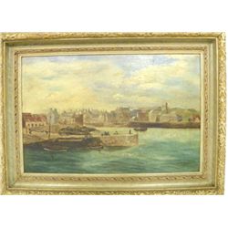 Framed oil painting by Watson, James dated 1898