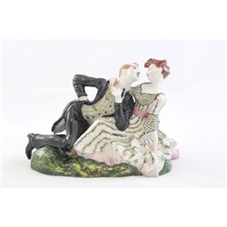 Russian porcelain figural group artist signed