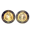 Image 1 : Pair Royal Vienna plates signed C. Heer