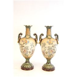 Early 20th c. pair Austrian urns