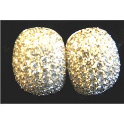 18kt white gold diamond earrings