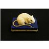 Image 1 : Ivory mouse with 14kt  gold & diamond tail