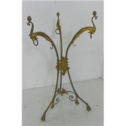 Antique French bronze table base