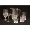 Image 1 : 40 piece crystal stemware set with pitcher
