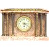Image 3 : 19th-20th c. rouge marble 3 piece clock set