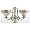 Image 3 : Silverplate 3 bowl epergne