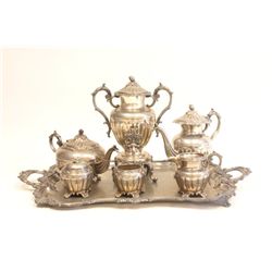 Silverplate tea/coffee set