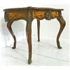 Image 1 : French style leather top table with ormolu