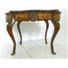 Image 2 : French style leather top table with ormolu