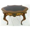 Image 3 : French style leather top table with ormolu