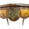 Image 4 : French style leather top table with ormolu
