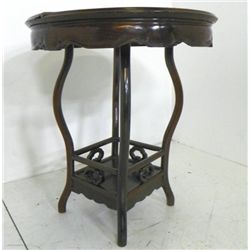Chinese marble top round table