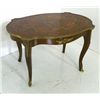 Image 1 : French style marquetry tea table with ormolu