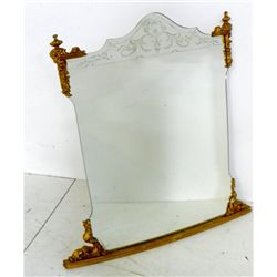 Gilt dresser mirror