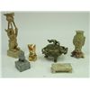 Image 1 : Lot of 6 pieces of stone carving