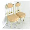 Image 2 : Pair 20th c.  French style painted boudoir chairs