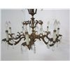 Image 2 : French style bronze & crystal 10 light candelabra