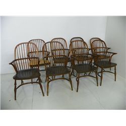 Set of 8 Windsor chairs