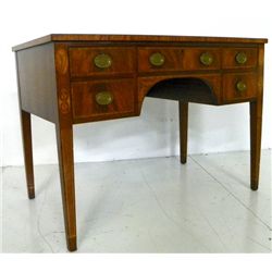 Hepplewhite inlaid mahogany desk ca. 1900