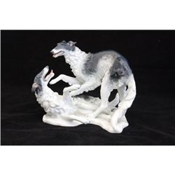 Rosenthal Dogs signed F. Heidenreich