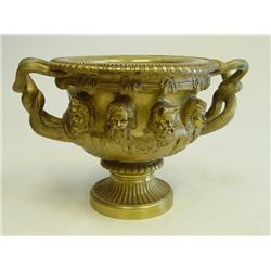 Bronze figural compote